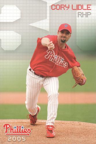 2005 Philadelphia Phillies Photo Cards #NNO Cory Lidle Front