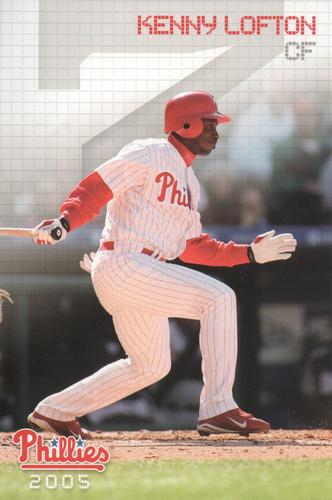 2005 Philadelphia Phillies Photo Cards #NNO Kenny Lofton Front