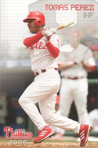 2005 Philadelphia Phillies Photo Cards #NNO Tomas Perez Front