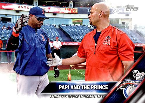 2016 Topps 5x7 #126 Papi And The Prince Front