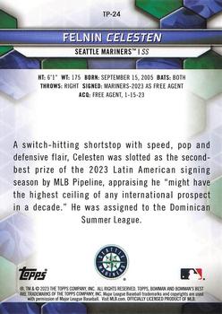 2023 Bowman's Best - Top Prospects #TP-24 Felnin Celesten Back