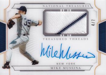 2022 Panini National Treasures - Supplied Cards #TT-MM Mike Mussina Front