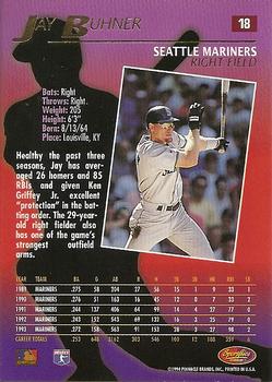 1994 Sportflics 2000 #18 Jay Buhner Back