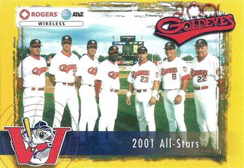 2001 Rogers Winnipeg Goldeyes SGA #NNO 2001 All-Stars Front