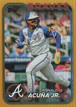 2024 Topps - Gold Foil #1 Ronald Acuña Jr. Front