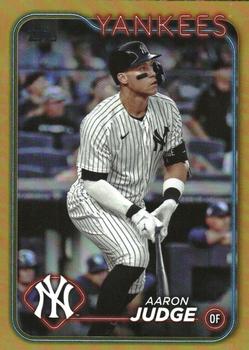 2024 Topps - Gold Foil #99 Aaron Judge Front