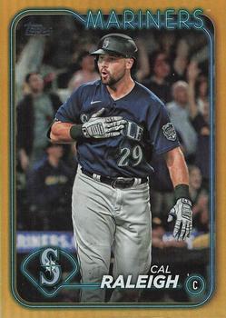 2024 Topps - Gold Foil #122 Cal Raleigh Front