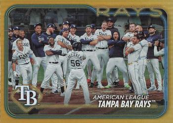 2024 Topps - Gold Foil #211 Tampa Bay Rays Front