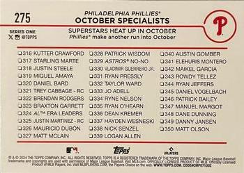 2024 Topps - Gold Foil #275 October Specialists: Superstars Heat Up in October Back