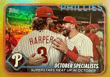 2024 Topps - Gold Foil #275 October Specialists: Superstars Heat Up in October Front