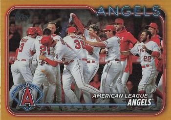 2024 Topps - Gold Foil #279 Los Angeles Angels Front