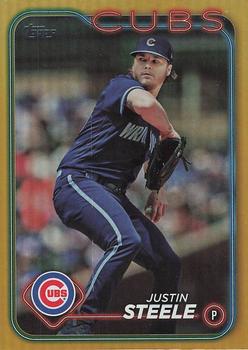 2024 Topps - Gold Foil #318 Justin Steele Front