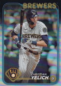 2024 Topps - Rainbow Foil #145 Christian Yelich Front