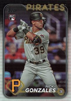 2024 Topps - Rainbow Foil #168 Nick Gonzales Front