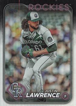 2024 Topps - Rainbow Foil #259 Justin Lawrence Front