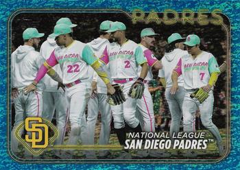 2024 Topps - Blue Holofoil #2 San Diego Padres Front