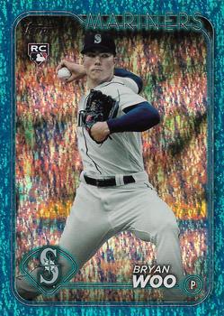 2024 Topps - Blue Holofoil #12 Bryan Woo Front
