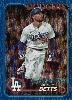 2024 Topps - Blue Holofoil #250 Mookie Betts Front