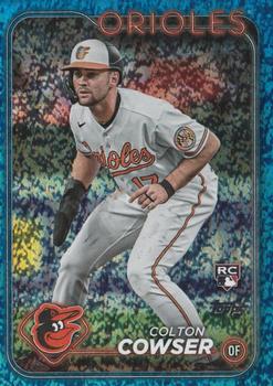 2024 Topps - Blue Holofoil #257 Colton Cowser Front