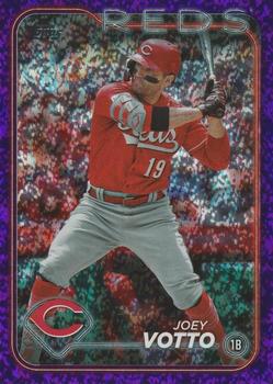 2024 Topps - Purple Holofoil #19 Joey Votto Front