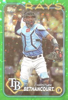 2024 Topps - Green Crackle Foil #96 Christian Bethancourt Front