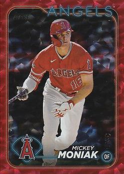 2024 Topps - Red Crackle Foil #74 Mickey Moniak Front