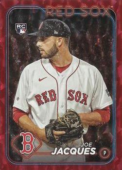 2024 Topps - Red Crackle Foil #187 Joe Jacques Front