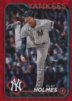 2024 Topps - Red Crackle Foil #247 Clay Holmes Front