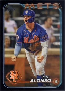 2024 Topps - Black #20 Pete Alonso Front