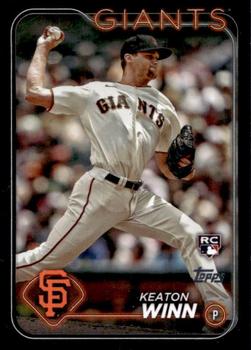 2024 Topps - Black #83 Keaton Winn Front