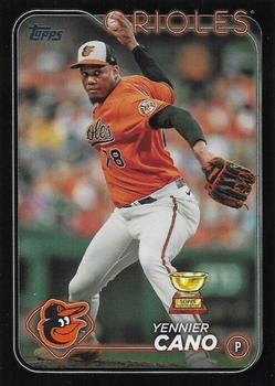 2024 Topps - Black #158 Yennier Cano Front