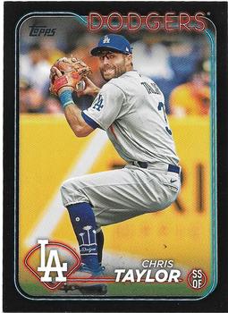 2024 Topps - Black #246 Chris Taylor Front