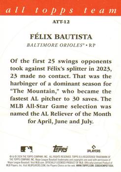 2024 Topps - 2023 All Topps Team #ATT-12 Félix Bautista Back