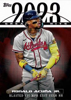 2024 Topps - 2023 Greatest Hits #23GH-8 Ronald Acuña Jr. Front