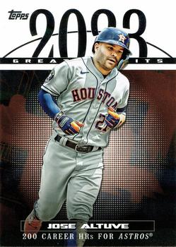 2024 Topps - 2023 Greatest Hits #23GH-10 Jose Altuve Front