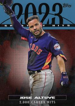 2024 Topps - 2023 Greatest Hits Blue #23GH-19 Jose Altuve Front
