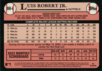 2024 Topps - 1989 Topps Baseball 35th Anniversary #89B-6 Luis Robert Jr. Back