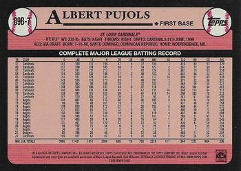 2024 Topps - 1989 Topps Baseball 35th Anniversary #89B-7 Albert Pujols Back