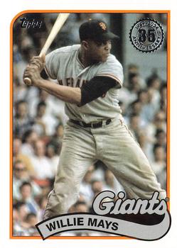 2024 Topps - 1989 Topps Baseball 35th Anniversary #89B-30 Willie Mays Front