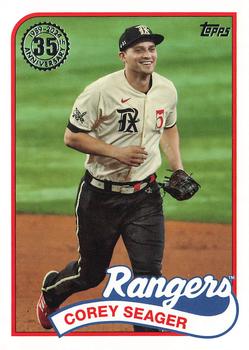 2024 Topps - 1989 Topps Baseball 35th Anniversary #89B-35 Corey Seager Front