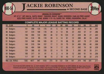 2024 Topps - 1989 Topps Baseball 35th Anniversary #89B-54 Jackie Robinson Back