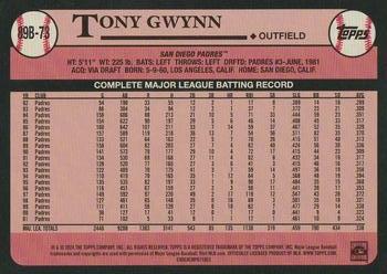 2024 Topps - 1989 Topps Baseball 35th Anniversary #89B-73 Tony Gwynn Back