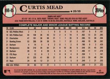 2024 Topps - 1989 Topps Baseball 35th Anniversary #89B-85 Curtis Mead Back