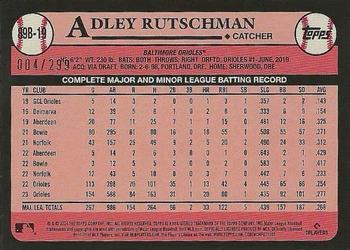 2024 Topps - 1989 Topps Baseball 35th Anniversary Black #89B-19 Adley Rutschman Back