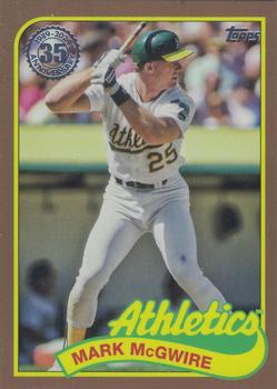 2024 Topps - 1989 Topps Baseball 35th Anniversary Gold #89B-53 Mark McGwire Front