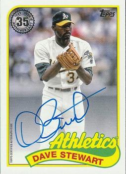 2024 Topps - 1989 Topps Baseball 35th Anniversary Autographs #89BA-DS Dave Stewart Front