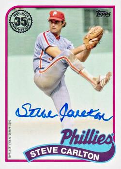 2024 Topps - 1989 Topps Baseball 35th Anniversary Autographs #89BA-SC Steve Carlton Front