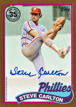 2024 Topps - 1989 Topps Baseball 35th Anniversary Autographs Gold #89BA-SC Steve Carlton Front