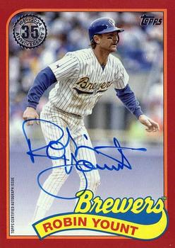 2024 Topps - 1989 Topps Baseball 35th Anniversary Autographs Red #89BA-RY Robin Yount Front
