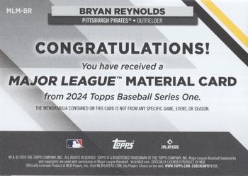 2024 Topps - Major League Material Relics #MLM-BR Bryan Reynolds Back